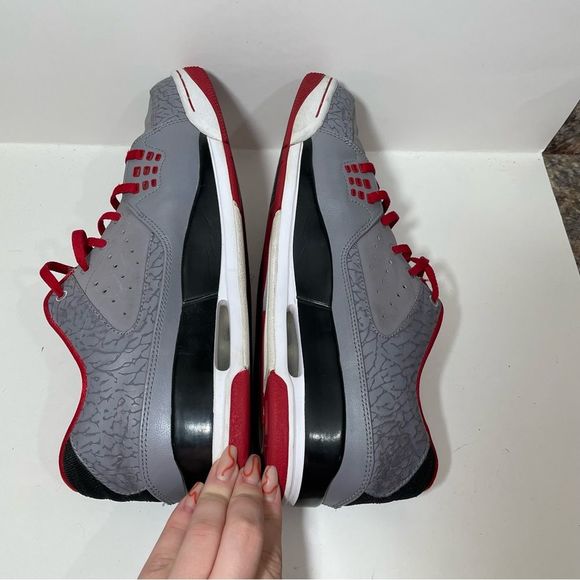 Nike Air Jordan Flight Club Grey Patterned Sneakers - Picture 5 of 9